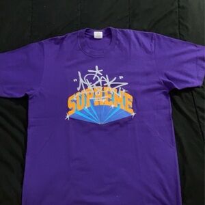 Supreme Purple Graphic Tee